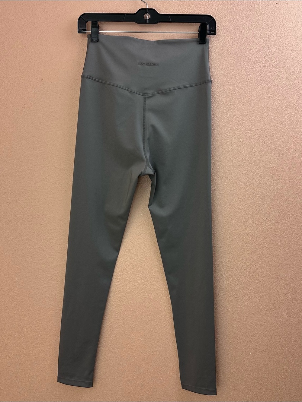 NovaSport Leggings Womens M Gray Lace Up Waist Stretch Activewear - Picture 3 of 8